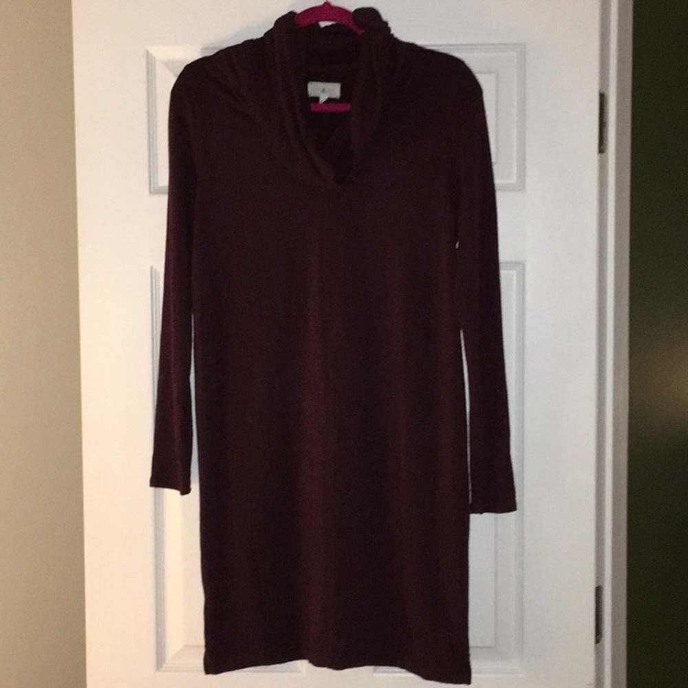 Lou & Grey Cowl Neck Sweater-dress.
